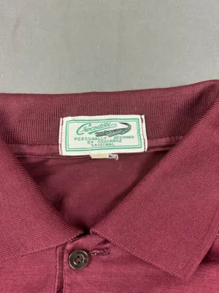 Polo Manga Larga Crocodile Burdeos Talla M