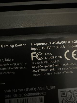 Router ASUS ROG Rapture GT-AXE11000 -088HMC