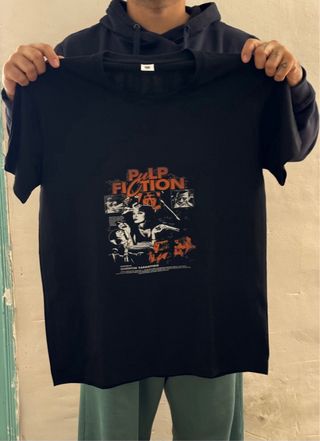 Camiseta Pulp Fiction Negra Talla L