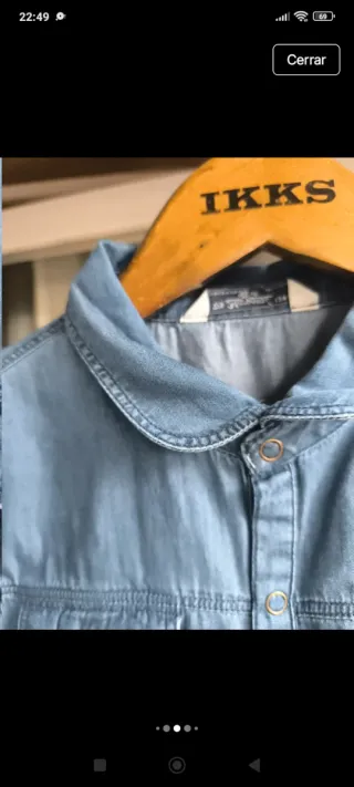 Camisa vaquera niña Mayoral