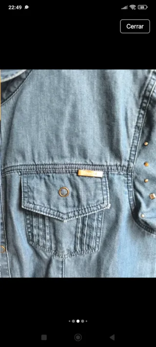 Camisa vaquera niña Mayoral