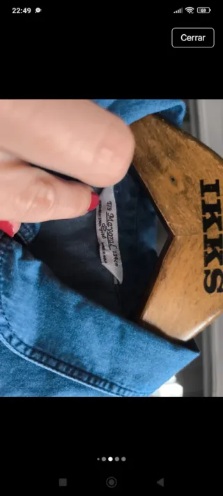 Camisa vaquera niña Mayoral