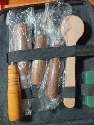 Kit tallado madera + regalo