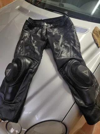 Traje de moto Dainese cuero 2 piezas