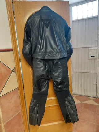 Traje de moto Dainese cuero 2 piezas