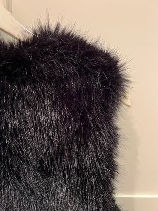 Chaleco pelo negro Brownie Talla M