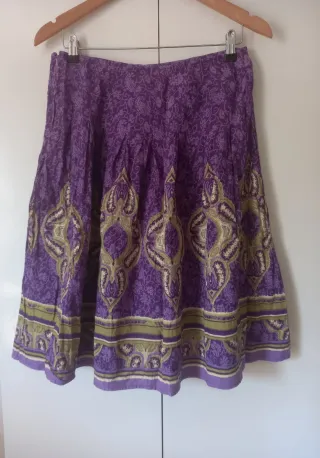 Falda con estampado hippie M