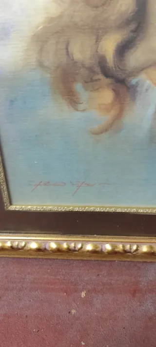 Lámina Jesucristo con marco y cristal