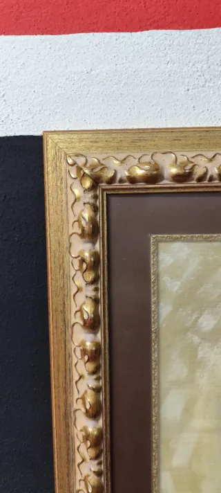 Lámina Jesucristo con marco y cristal