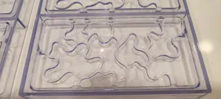 Moldes policarbonato tabletas chocolate