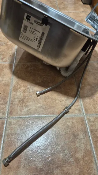 Campana, Placa Inducción, Fregadero y Grifo