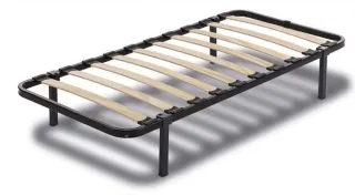 Somier 90cm Metal y Madera