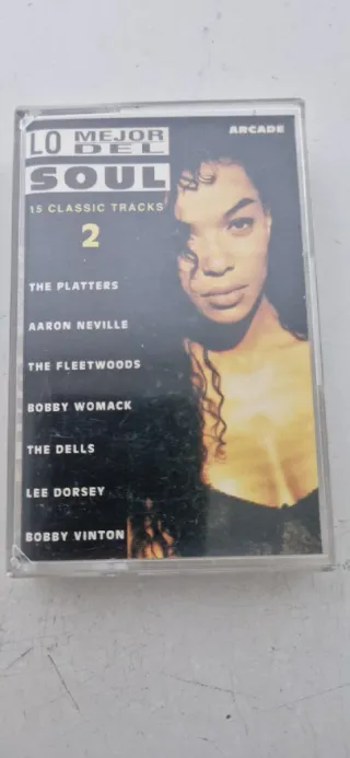 Cintas de Cassette Lo Mejor del Soul Vol. 1 y 2