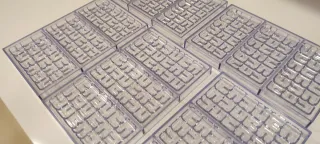 Moldes policarbonato tabletas chocolate