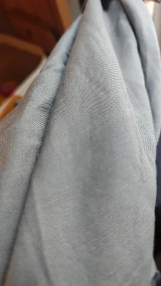 Pantalón Oysho Lino Verde Talla XL