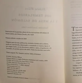 LOS TEMPLARIOS Y LA MESA DE SALOMÓN