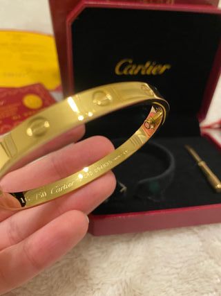 Pulsera C Love Dorada