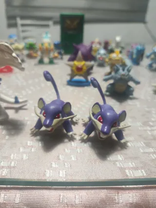 Figuras Pokémon Tomy: Pikachu, Lugia, Rattata