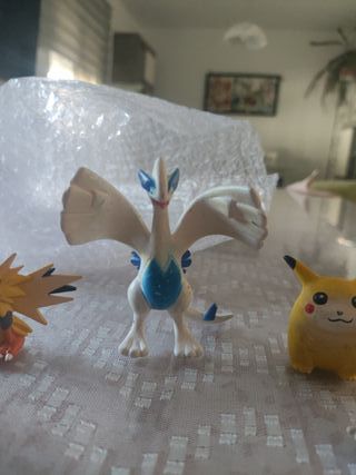 Figuras Pokémon Tomy: Pikachu, Lugia, Rattata