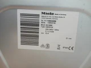 Lavadora Miele 8kg