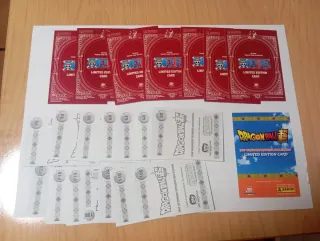 Lote Cartas One Piece y Dragon Ball