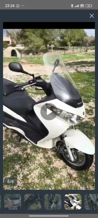 Suzuki Burgman 200cc Maxi Scooter