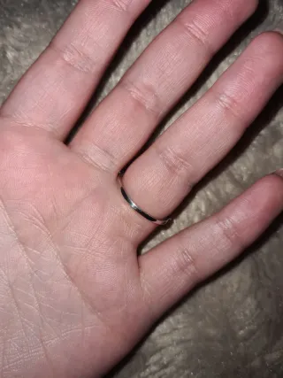 Anillo Plata 925 Corazón Rojo