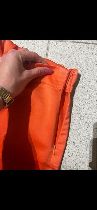 Tailleur donna arancione