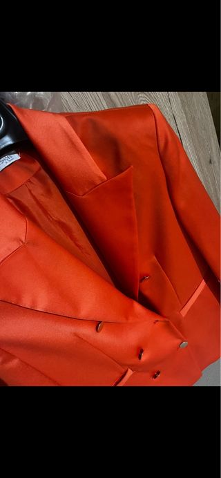 Tailleur donna arancione