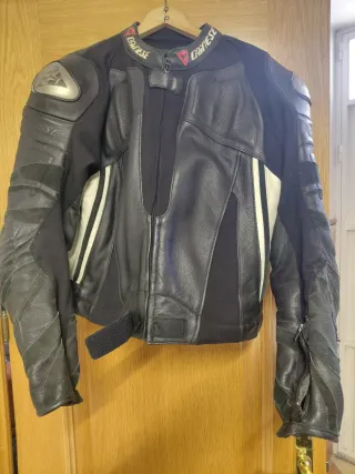 Traje de moto cuero Dainese 2 piezas