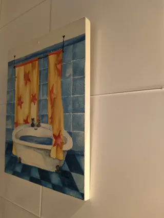 Cuadros de baño madera