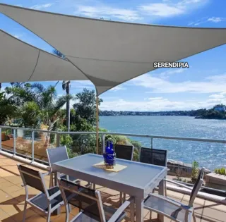 TOLDO VELA DE SOMBREO GRIS 3x3x3 IMPERMEABLE.