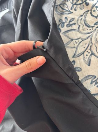 Top Zara Lazo Negro Talla XS