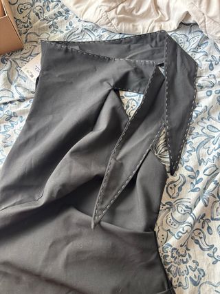 Top Zara Lazo Negro Talla XS