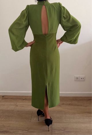 Vestido Verde Midi Elegante
