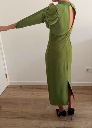 Vestido Verde Midi Elegante
