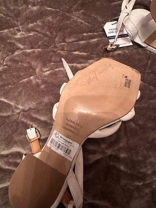 Sandalias Pedro Miralles Piel Blancas Talla 38