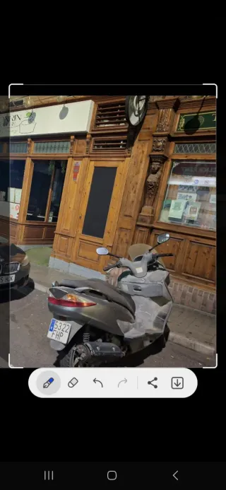 Suzuki Burman 200 Scooter Automática Gris. Reparar