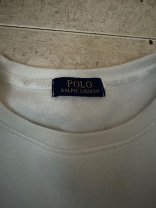 Polo Ralph Lauren Sudadera Blanca