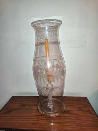 Mesa de salón madera y cristal