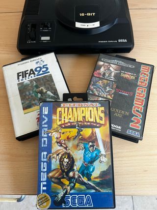 Lote Sega Mega Drive VHS y Juegos