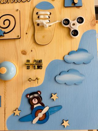 Tablero sensorial Montessori