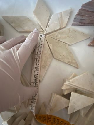 Tasselli in marmo per mosaici