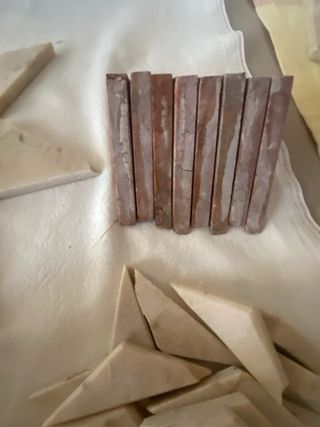 Tasselli in marmo per mosaici