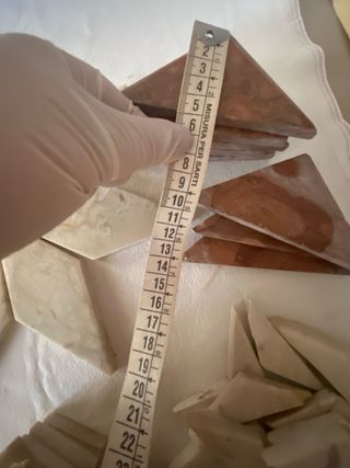 Tasselli in marmo per mosaici