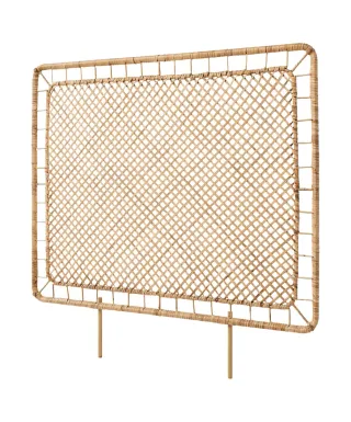 Cabecero de ratán hecho a mano