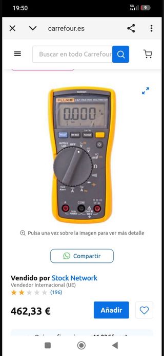 Multímetro Fluke 117 Electrician's