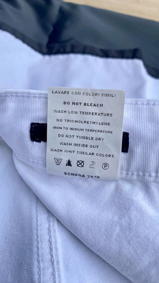 Jeans bianchi Label Route Made in Italy