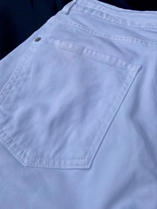 Jeans bianchi Label Route Made in Italy