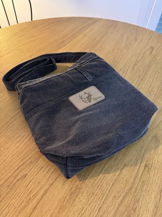 Bolso artesanal vaqueros reciclados